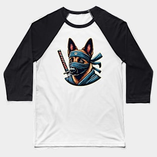 Belgian Malinois ninja Baseball T-Shirt